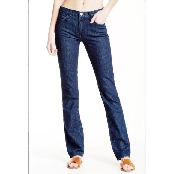 Current / Elliot Denim - Current / Elliot Women's The Stove Pipe Straight Leg Jeans in Utility Rinse